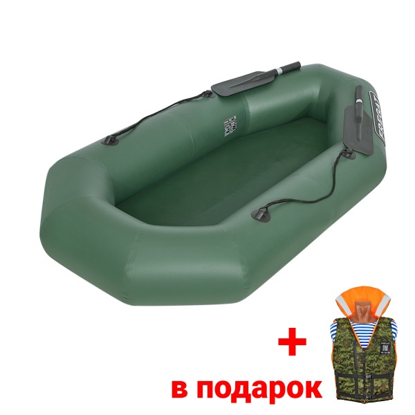М-1 Оптима лайт (200 см) с гребками Лодка (зеленая 2613) М-1 Оптима лайт (200 см) с гребками Лодка (зеленая 2613)